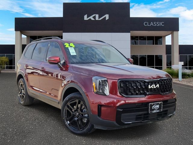 Dawning Red 2024 Kia Telluride EX X-Line AWD SUV / Crossover All-Wheel Drive 8-Speed Automatic