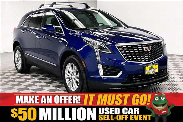 Opulent Blue Metallic 2024 Cadillac XT5 SUV / Crossover Four-Wheel Drive 9-Speed Automatic