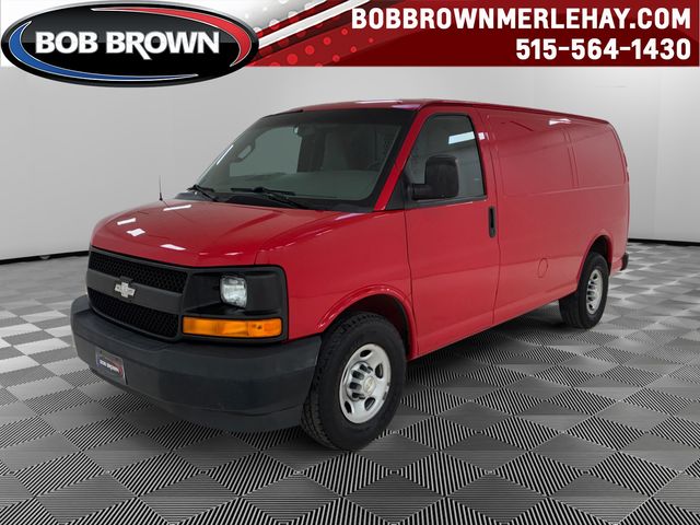 Red 2017 Chevrolet Express Cargo Van Rear-Wheel Drive 6-Speed Automatic Overdrive