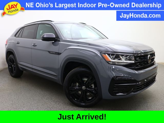 Platinum Gray Metallic 2022 Volkswagen Atlas Cross Sport V6 SEL R-Line Black 4Motion AWD SUV / Crossover All-Wheel Drive 8-Speed Automatic