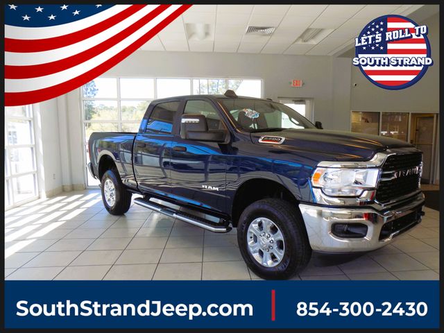 Patriot Blue Pearlcoat 2024 RAM 2500 Big Horn Crew Cab 4WD Pickup Truck Four-Wheel Drive 8-Speed Automatic