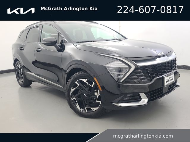 Ebony Black 2025 Kia Sportage SUV / Crossover Front-Wheel Drive 8-Speed Automatic