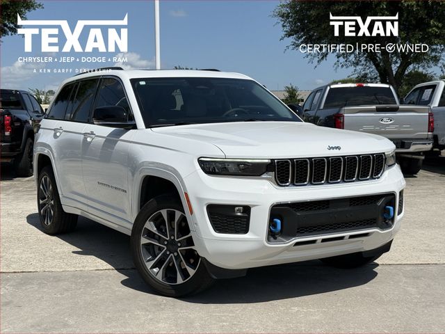 2022 Jeep Grand Cherokee Overland 4xe White at Central Houston Nissan