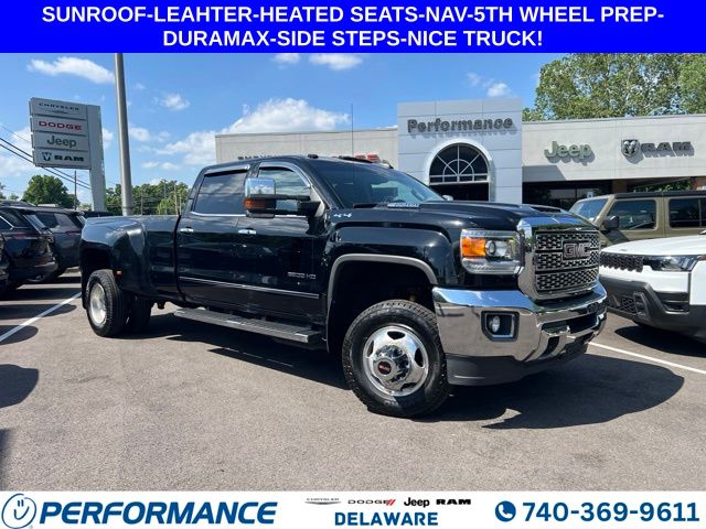 Onyx Black 2018 GMC Sierra 3500HD Pickup Truck Four-Wheel Drive 6-Speed Automatic