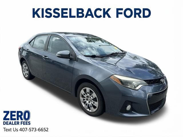 Slate Metallic 2014 Toyota Corolla Sedan Front-Wheel Drive Continuously Variable Transmission