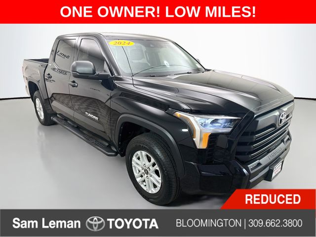 Midnight Black Metallic 2024 Toyota Tundra Pickup Truck Four-Wheel Drive Automatic