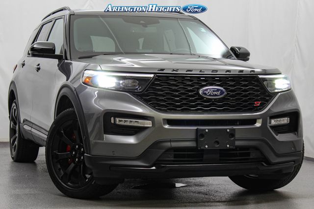 Carbonized Gray Metallic 2021 Ford Explorer SUV / Crossover All-Wheel Drive Automatic