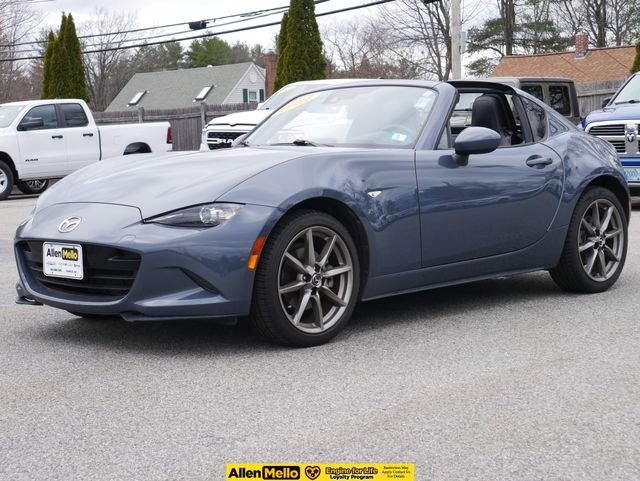 Polymetal Gray 2021 Mazda MX-5 Miata RF Grand Touring RWD Convertible Rear-Wheel Drive 6-Speed Automatic