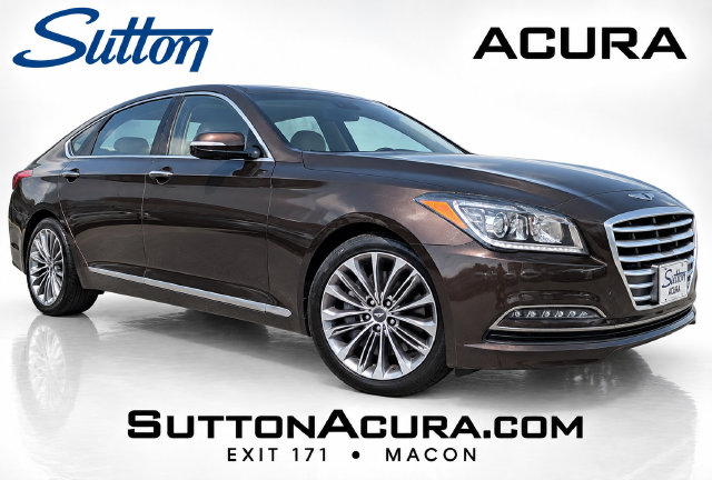 Manhattan Brown 2016 Hyundai Genesis Sedan 8-Speed Automatic