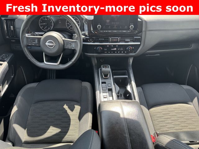 2025 Nissan Pathfinder SV Silver at Texan Dodge Chrysler Jeep Ram