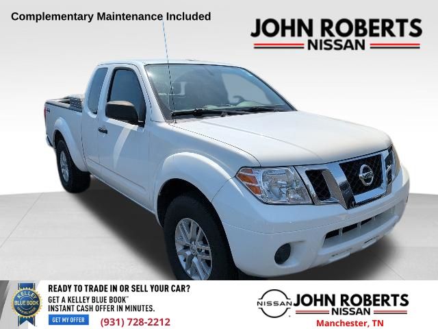 Glacier White 2015 Nissan Frontier Pickup Truck 5-Speed Automatic Overdrive