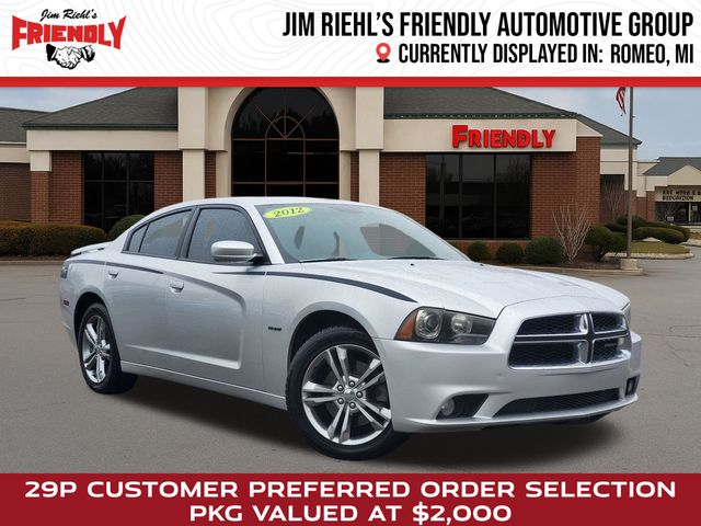 Bright Silver Metallic Clearcoat 2012 Dodge Charger R/T AWD Sedan All-Wheel Drive 5-Speed Automatic
