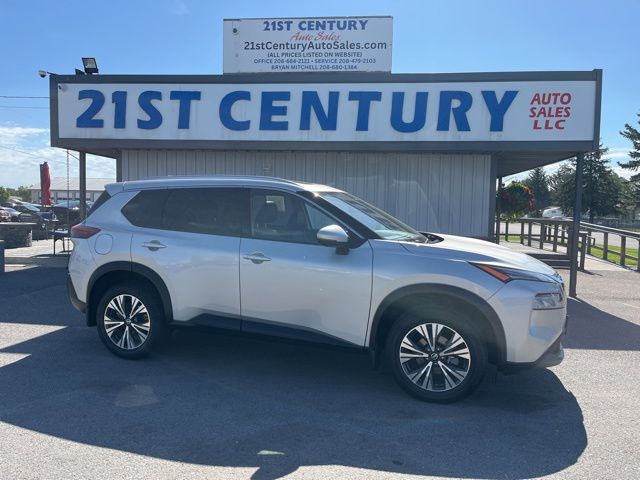 Brilliant Silver Metallic 2021 Nissan Rogue SV AWD SUV / Crossover All-Wheel Drive Continuously Variable Transmission