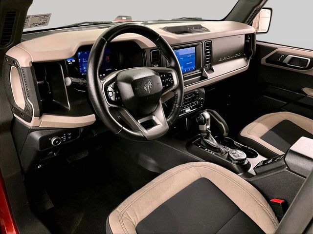 2022 Ford Bronco Big Bend Red at Klick Lewis Buick Chevrolet