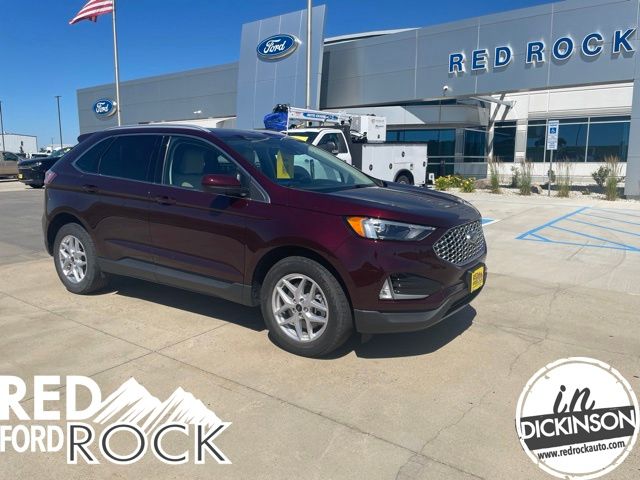 Red (Burgundy) 2024 Ford Edge SUV / Crossover All-Wheel Drive 8-Speed Automatic