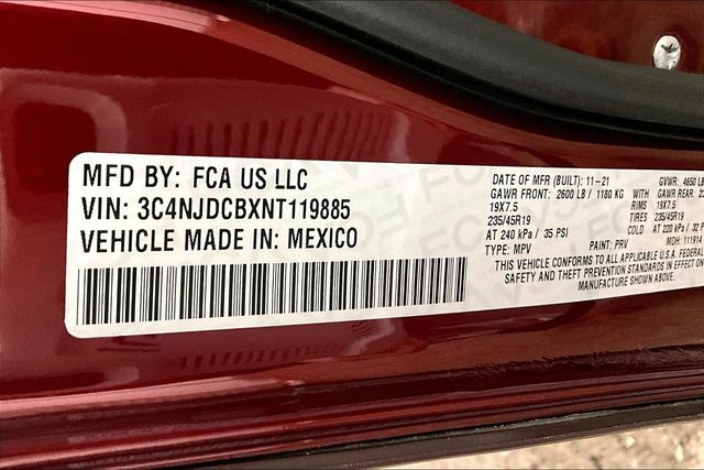 2022 Jeep Compass High Altitude Red at South Hills CDJR