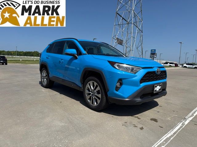 Blue Flame 2019 Toyota RAV4 SUV / Crossover All-Wheel Drive 8-Speed Automatic
