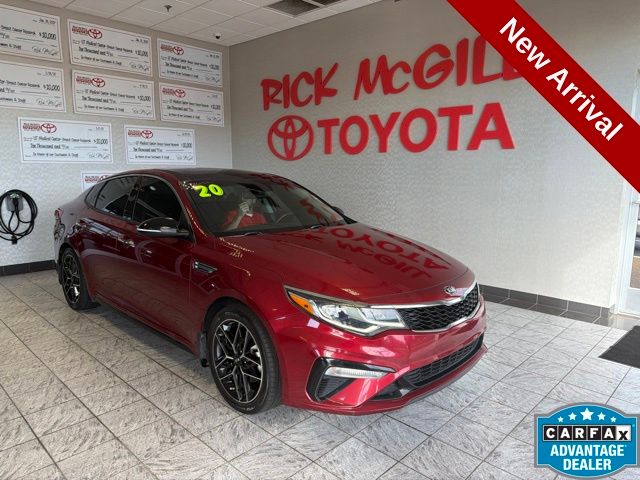 Passion Red 2020 Kia Optima Sedan 6-Speed Automatic