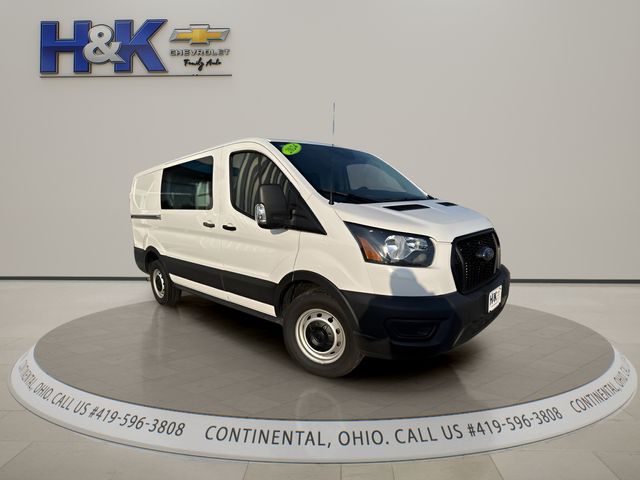 Oxford White 2024 Ford Transit Cargo Van Rear-Wheel Drive 