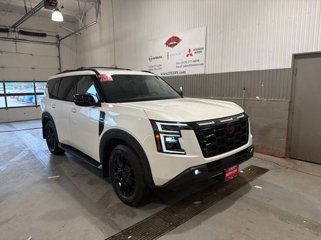 Aspen White Tricoat 2026 Nissan Armada SUV / Crossover Four-Wheel Drive 9-Speed Automatic