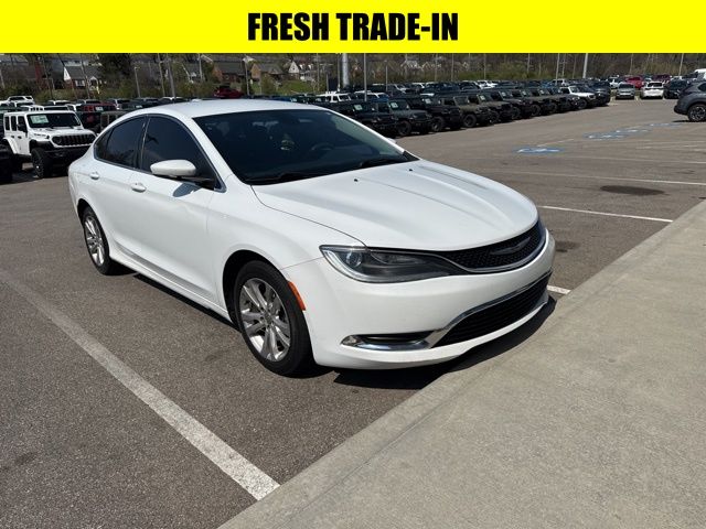 Bright White Clearcoat 2015 Chrysler 200 Limited Sedan FWD Sedan Front-Wheel Drive 9-Speed Automatic