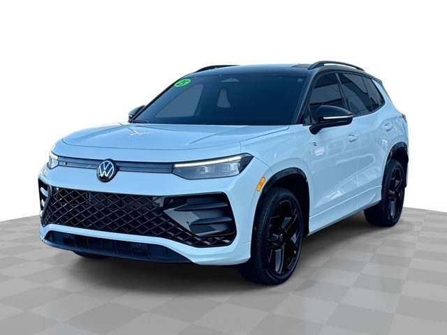 Opal White w/Deep Black Roof 2025 Volkswagen Tiguan SUV / Crossover All-Wheel Drive 8-Speed Automatic