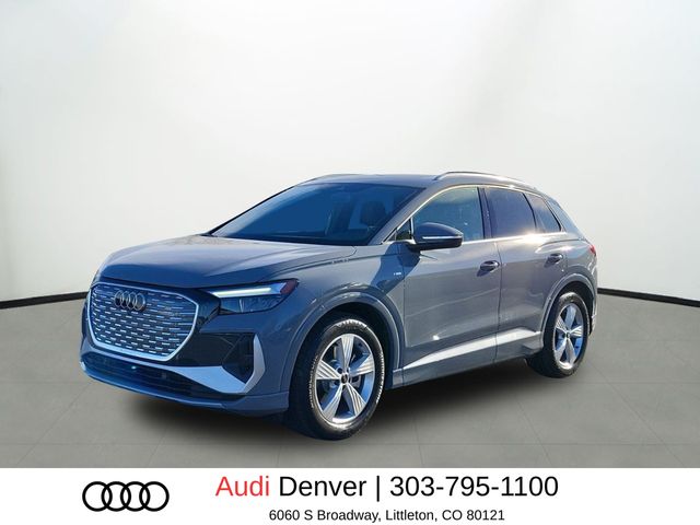 Pebble Gray 2026 Audi Q4 e-tron quattro Premium 55 SUV / Crossover All-Wheel Drive Automatic
