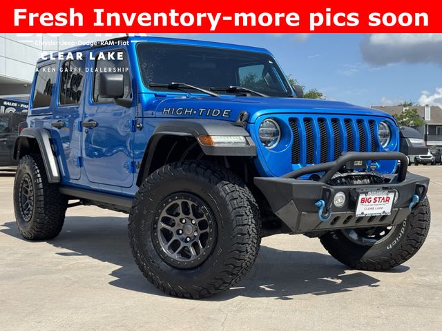 2022 Jeep Wrangler Unlimited High Tide Blue at DeMontrond Auto Country