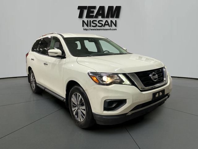 Glacier White 2018 Nissan Pathfinder S 4WD SUV / Crossover Four-Wheel Drive Continuously Variable Transmission