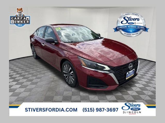 Red (Scarlet Ember) 2024 Nissan Altima Sedan Front-Wheel Drive Continuously Variable Transmission