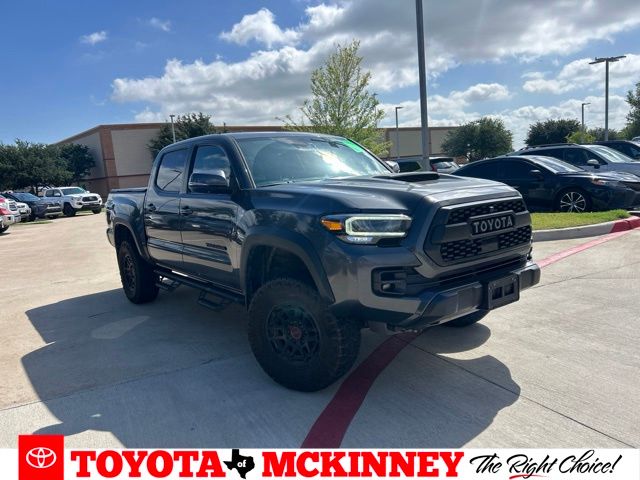 Magnetic Gray Metallic 2023 Toyota Tacoma TRD Pro Double Cab 4WD Pickup Truck Four-Wheel Drive 6-Speed Automatic