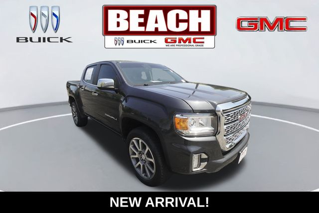 Hunter Metallic 2021 GMC Canyon Pickup Truck Four-Wheel Drive 8-Speed Automatic