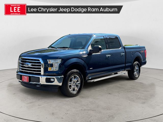 Blue Jeans Metallic 2017 Ford F-150 Pickup Truck Four-Wheel Drive Automatic
