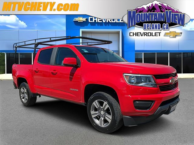 Red 2018 Chevrolet Colorado Work Truck Crew Cab 4WD Pickup Truck Four-Wheel Drive 8-Speed Automatic