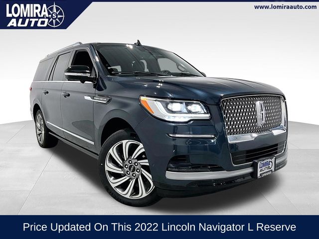 Flight Blue Metallic Clearcoat 2022 Lincoln Navigator SUV / Crossover Four-Wheel Drive Automatic