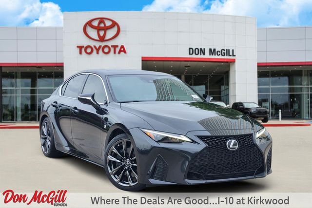 2024 Lexus IS 350 F SPORT Black at Westside Lexus