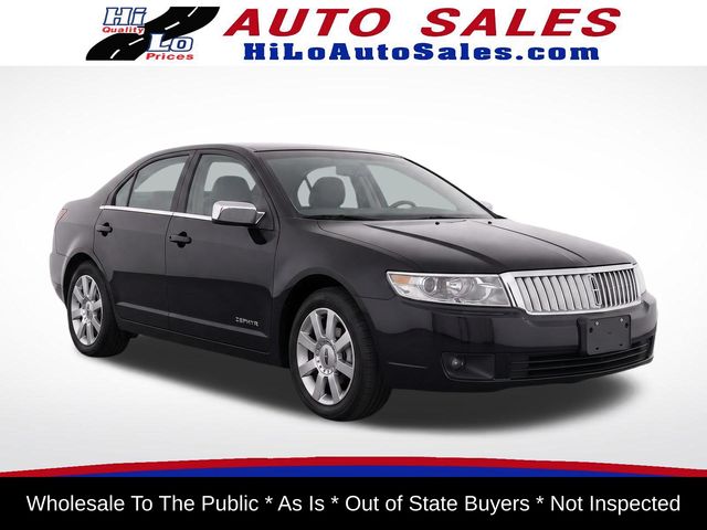 Black 2006 Lincoln Zephyr Sedan Front-Wheel Drive 6-Speed Automatic
