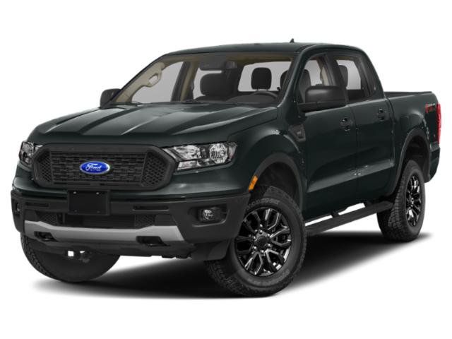 Blue (Azure Gray Metallic) 2023 Ford Ranger Pickup Truck Four-Wheel Drive Automatic