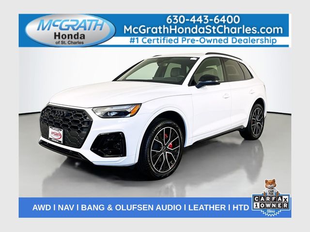 Glacier White Metallic 2025 Audi SQ5 3.0T quattro Premium Plus AWD SUV / Crossover All-Wheel Drive 8-Speed Automatic