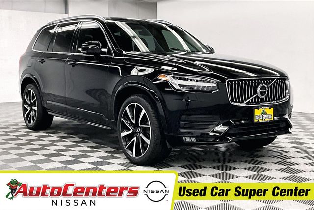 Onyx Black Metallic 2021 Volvo XC90 T6 Momentum 6-Passenger AWD SUV / Crossover All-Wheel Drive 8-Speed Automatic
