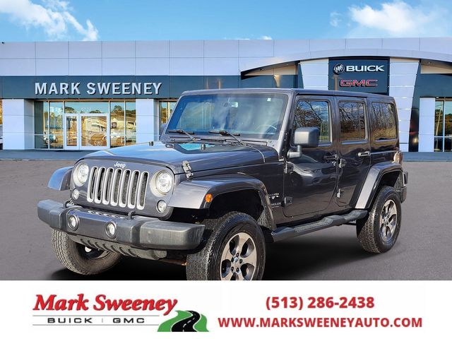 Gray (Granite Crystal Metallic Clearcoat) 2017 Jeep Wrangler Unlimited Sahara 4WD SUV / Crossover Four-Wheel Drive 6-Speed Manual