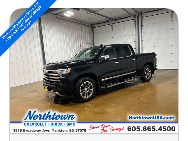 Black 2023 Chevrolet Silverado 1500 Pickup Truck Four-Wheel Drive Automatic