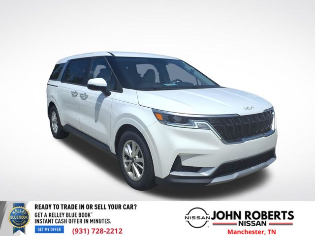 Snow White Pearl 2022 Kia Carnival Minivan Front-Wheel Drive 8-Speed Automatic