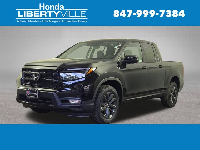 Crystal Black Pearl 2026 Honda Ridgeline Pickup Truck All-Wheel Drive 9-Speed Automatic