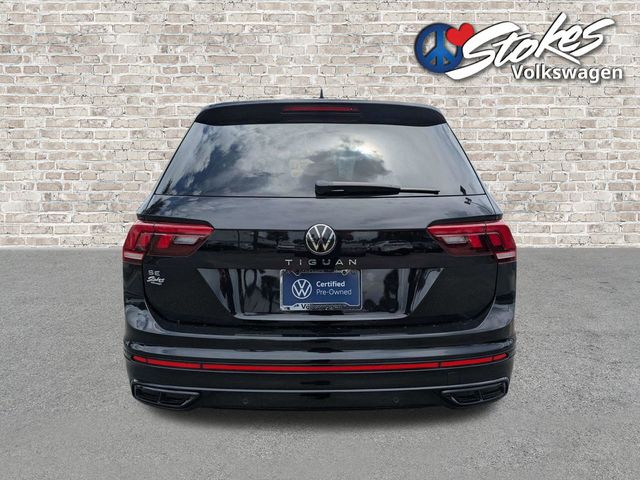 2022 Volkswagen Tiguan 2.0T SE R-Line Black Black at Stokes Volkswagen
