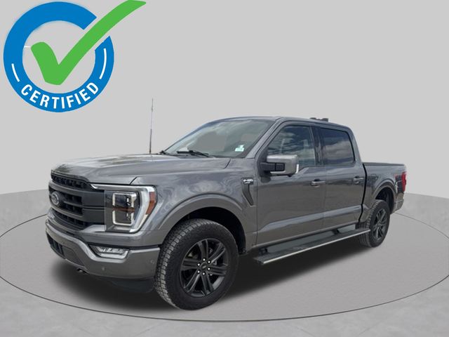 Gray Metallic 2021 Ford F-150 Pickup Truck Four-Wheel Drive Automatic