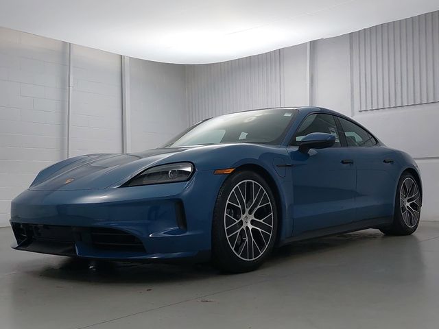 Neptune Blue 2025 Porsche Taycan 4 Sedan AWD Sedan All-Wheel Drive 2-Speed Automatic
