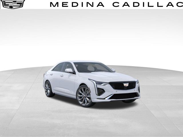 Summit White 2025 Cadillac CT4 Sedan All-Wheel Drive 8-Speed Automatic