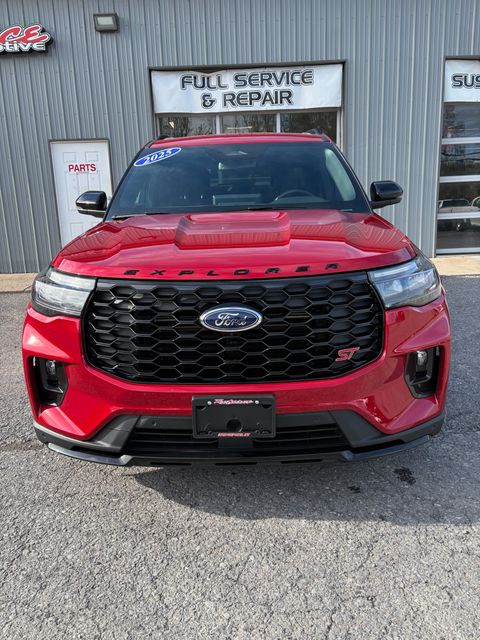 2025 Ford Explorer ST - Red Metallic exterior view 2
