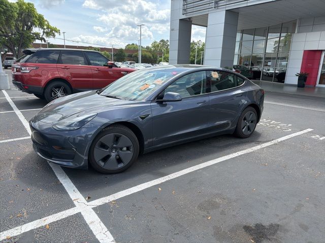 Midnight Silver Metallic 2023 Tesla Model 3 RWD Sedan Rear-Wheel Drive 1-Speed Automatic